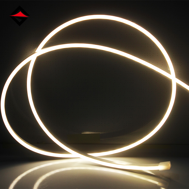 Nová voľba pre osvetlenie skrinky a domácej výstavy: 4*8 mm neónový LED svetlo pásik
