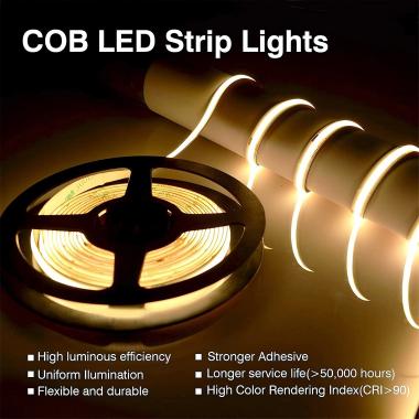 Je COB Light Strip vyhrievaný vysoko?