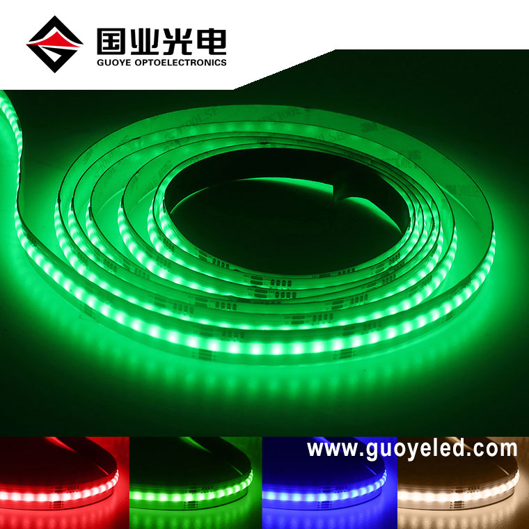 Cob led pásik rgbw