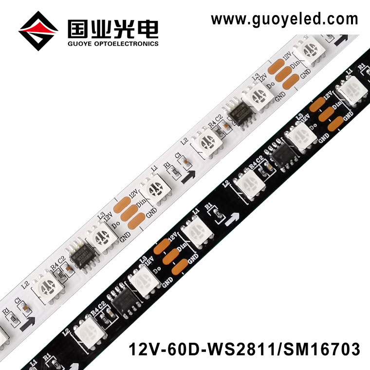 Digitálny rgb led pásik ws2811