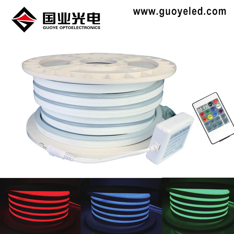 RGB led neónové lanové svetlo 220V