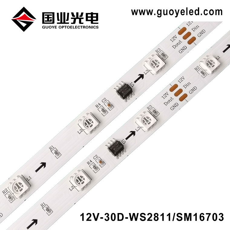 Ws2811 pixelové LED pásové svetlo